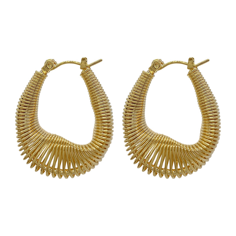 Thread Like Ear Hoops Niche Design Fashion