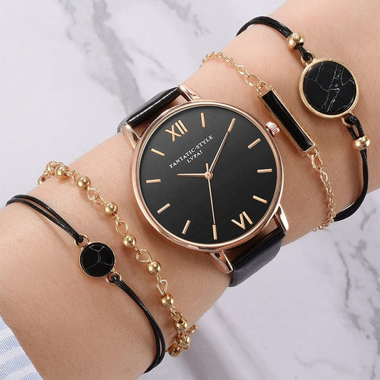 5-piece quartz watch