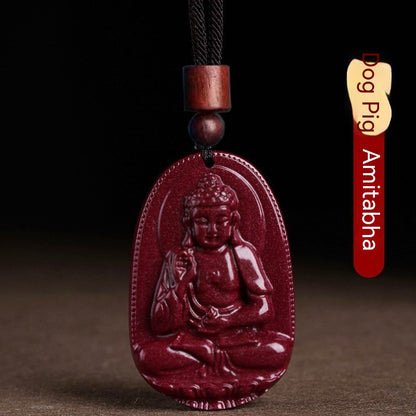 Zodiac Eight Patron Saints Pendant Zodiac Buddha